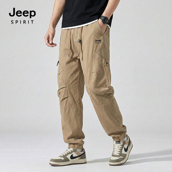 JEEP SPIRIT カーゴジッパージョガーパンツ ベージュ (JSFAPT541)