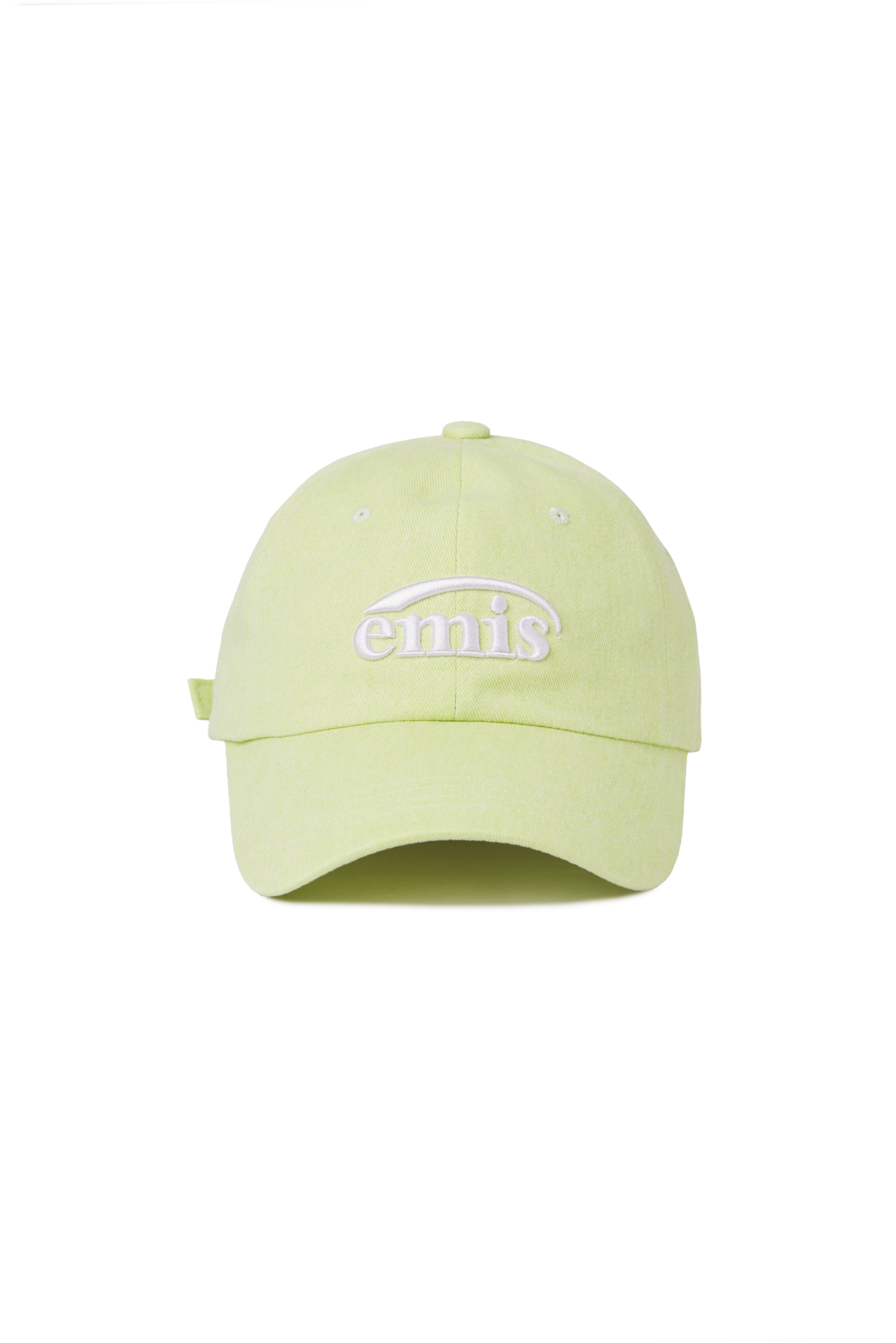 NEW LOGO PIGMENT BALL CAP-LIME, PINK, BEIGE, RED, BLACK, GREEN, BLUE, BROWN