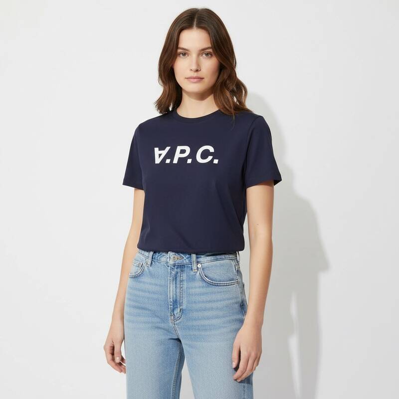 W アペッセ レディース半袖Tシャツ ダークネイビー COBQX-F26944IAK