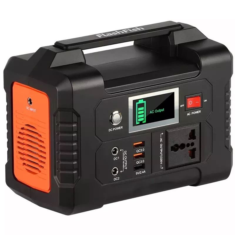 AC110-240V 200W Solar Generator 40800mAh Portable Power Station Pure Sine Wave for Home Car Refriger