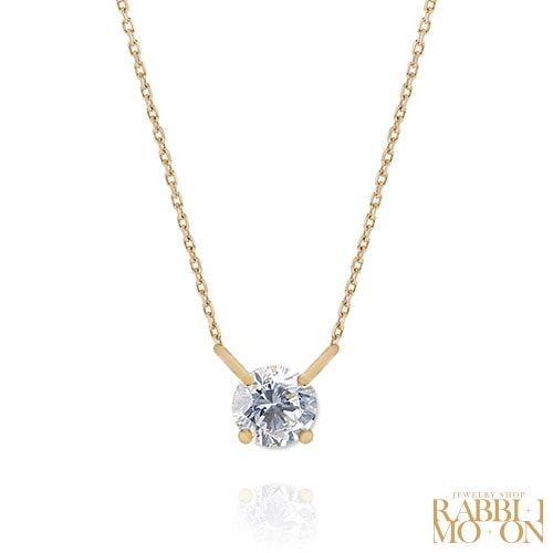ラボグロウン ダイヤモンド ネックレス 0.10ct イエローゴールド k10 日本製 ジュエリー アクセサリー プレゼント ダイア 贈り物 彼女 ギフト 母の日 誕生日 記念日 クリスマス ホワイト
