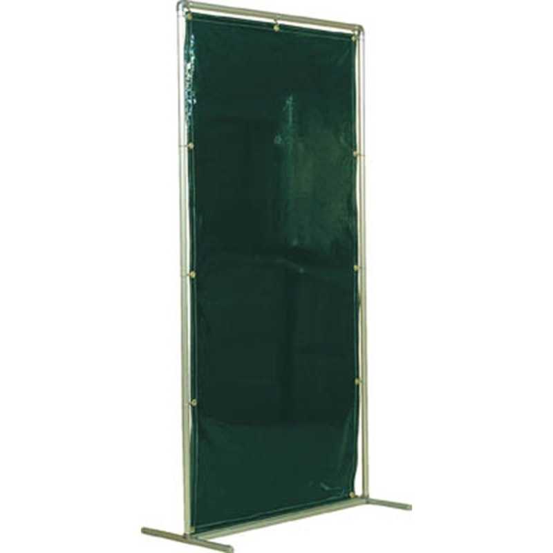 吉野　遮光フェンスアルミパイプ 1×2 単体固定 ダークグリーン　YS12SFDG