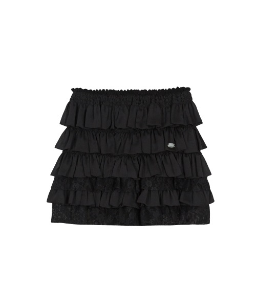 【ILLIGO】 Cancan Frill Skirt Pants Black 正規品