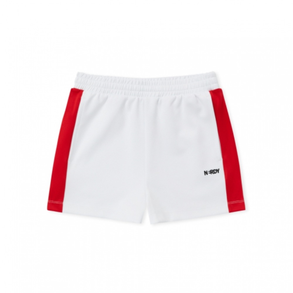 NERDY 女性用カラーブロックトラックショーツホワイト 6,194円