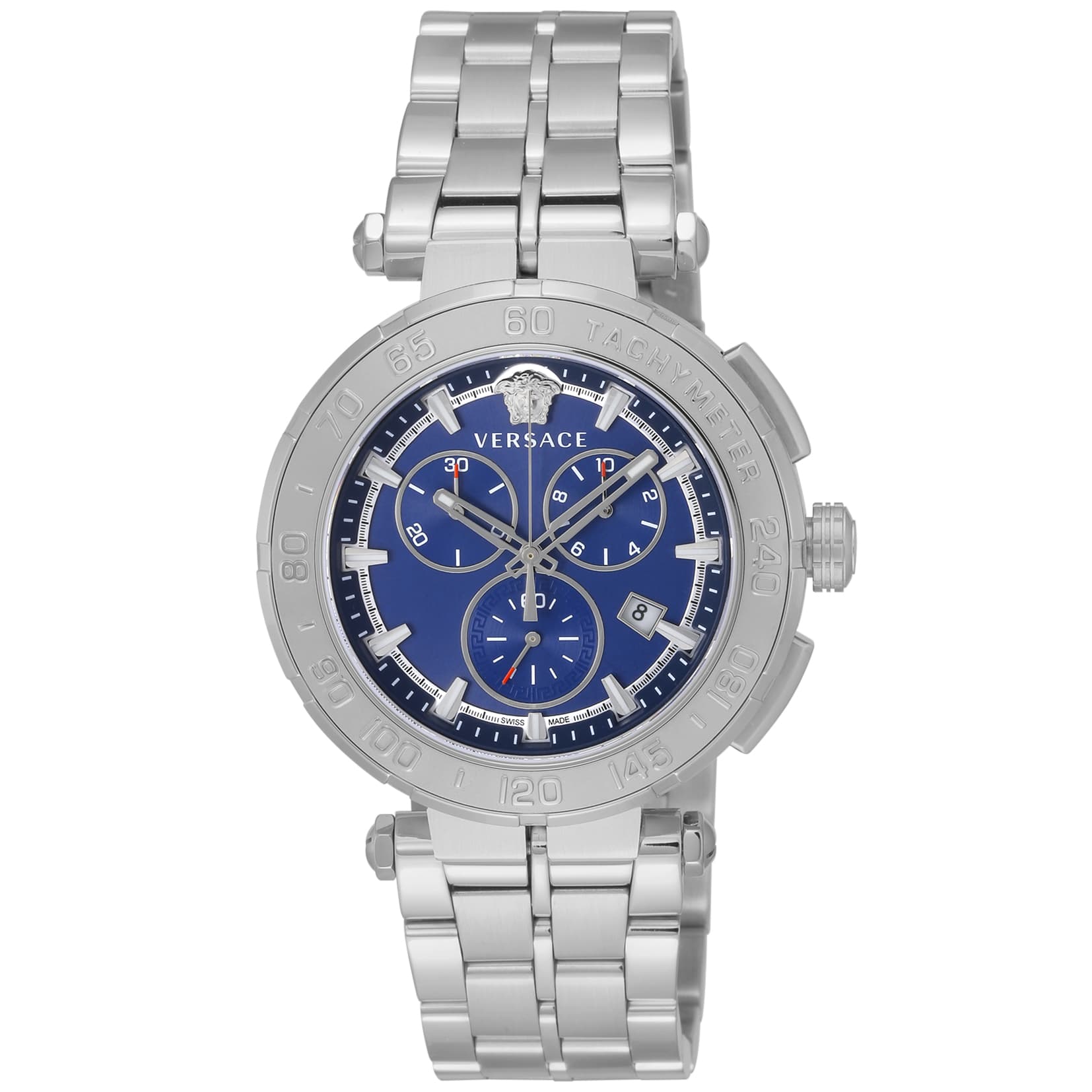 ヴェルサーチ 腕時計 メンズ VERSACE GRECA サファイヤガラス ステンレスベルト スイス製 VEPM00420 47,880円