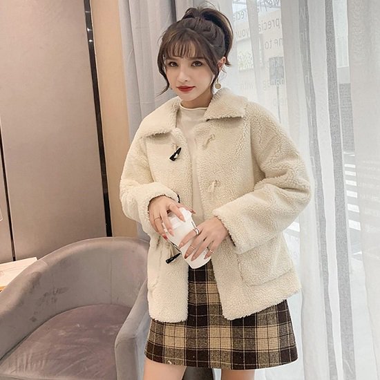 【取寄：納期2週間】ボアジャケット レディース ショート丈 かわいい ジャケット コート レディース ゆったり 体型カバー ボアジャケット レディース おしゃれ かわいい ボアジャケット レディース