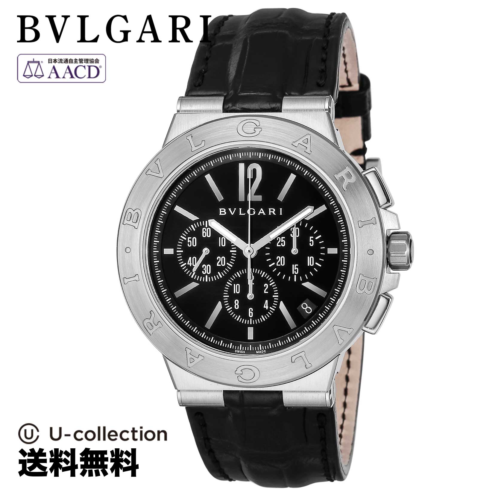 【腕時計】 BVLGARI(ブルガリ) DIAGONO / ディアゴノ メンズ ブラック 自動巻 DG41BSLDCH 時計 ブランド