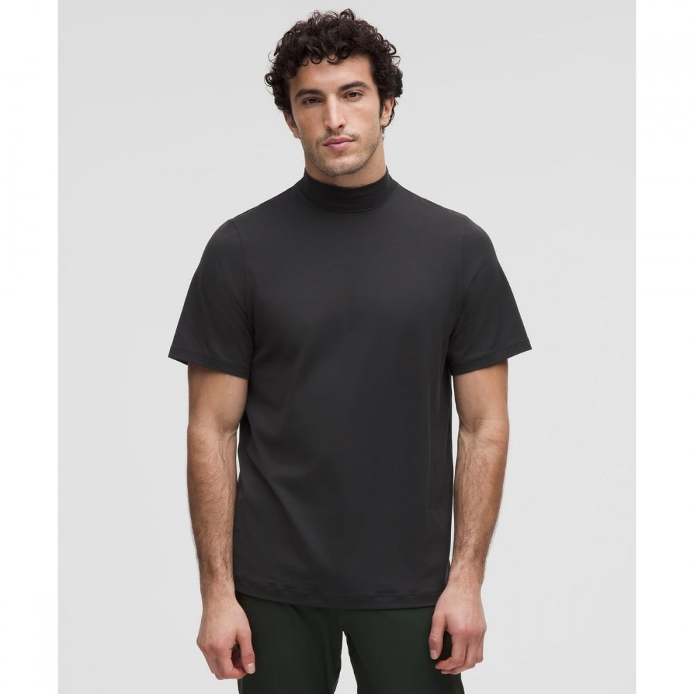 モーダルネック ライトウェイト ゴルフシャツ BLK