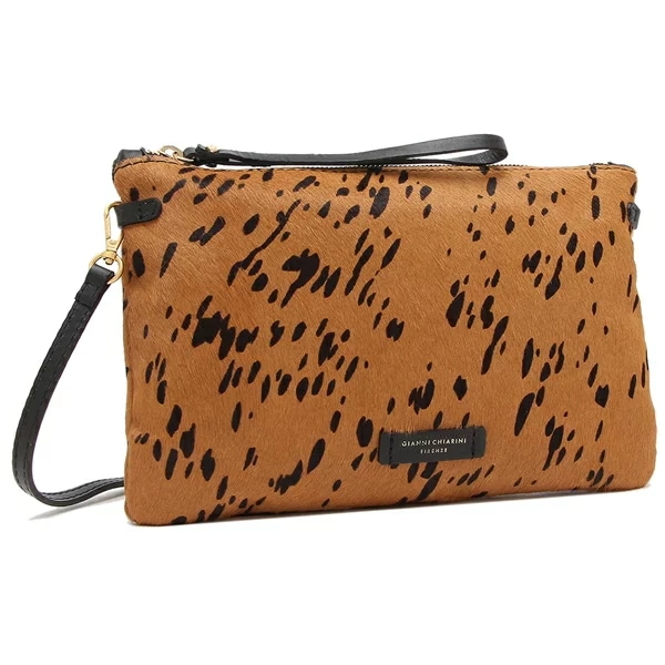 ショルダーバッグ クラッチバッグ ハーミー 2WAY ブラウン ブラック レディース BS3905 SPOT-PL