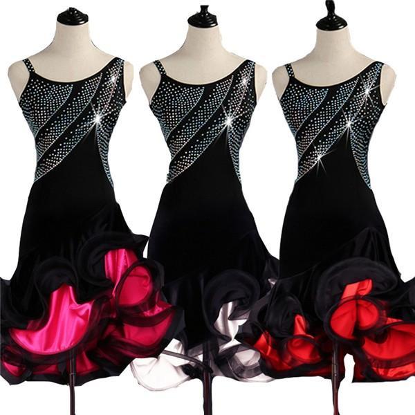 ラテン 衣装 チャチャチャ 社交ダンス ラテンドレス ワンピース キャバ ダンス 練習服 スタンダード ワルツ ラテンダンス ラテン ドレ 5,979円