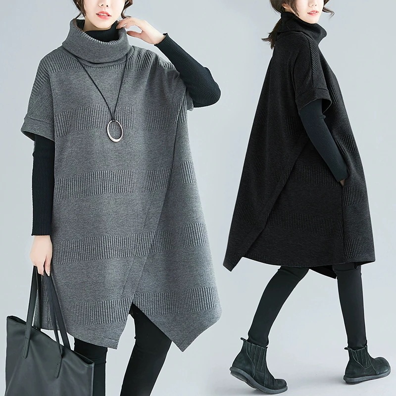 高襟大サイズレディースセミロング丈ファットマミー着痩せ効果24新厚手アンダーウェア