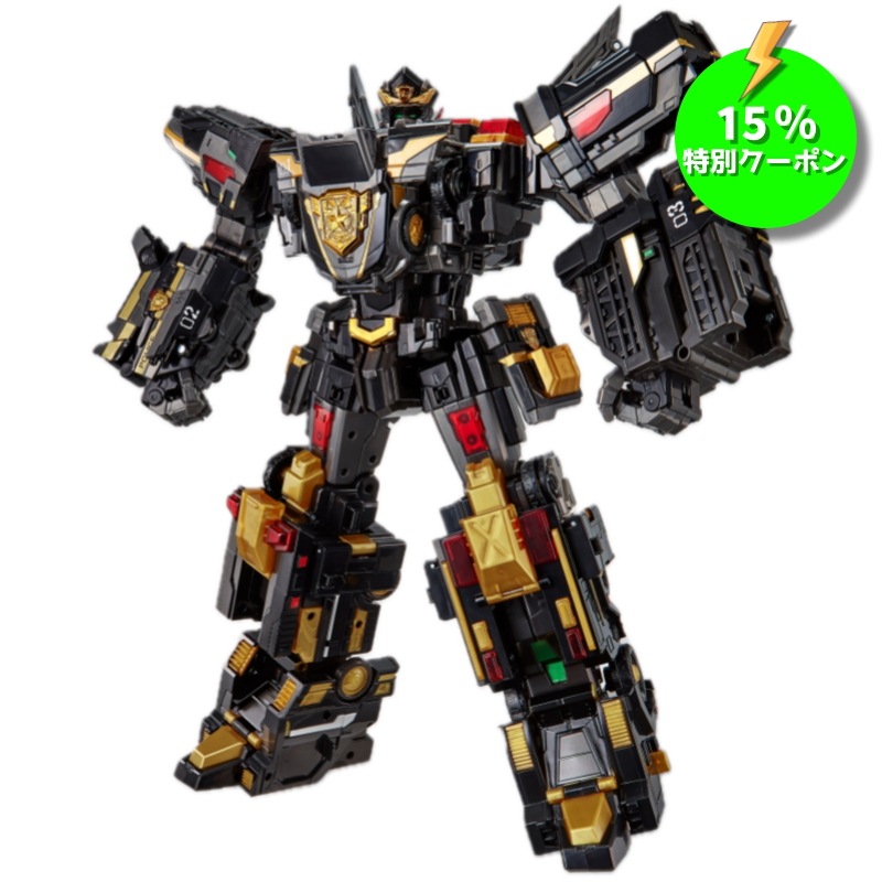 [15%セールクーポン提供]最強警察 ミニフォース ジャスティス タイタン ブラックエディション / レックスカイザー D5 D6 D7 D9/ストームテラ/タイダルシャーク/バスター機が