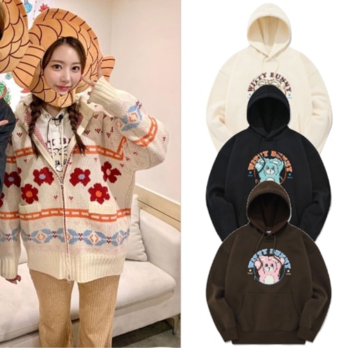 [LE SSERAFIM着用]ウィッティ バニー ブクル ワーディング フード