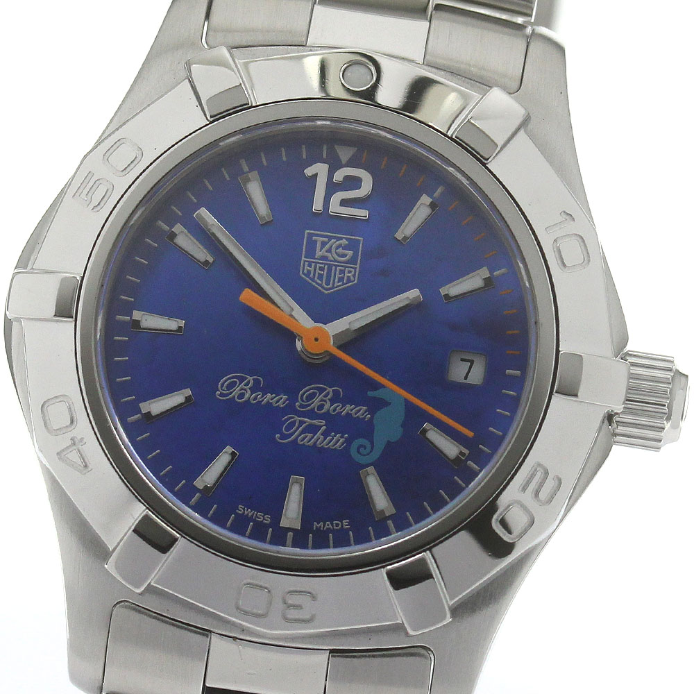 タグホイヤー TAG HEUER WAF141N.BA0812 アクアレーサー ボラボラ タヒチ限定モデル クォーツ レディース 美品 _867760【中古】