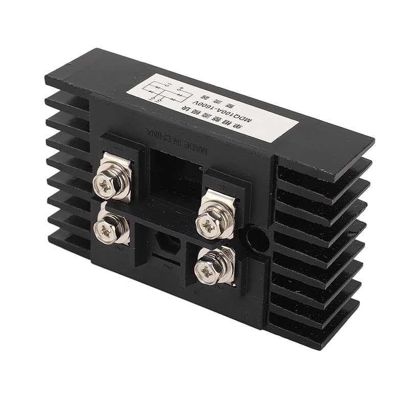 Hilitand 2 個 ハイパワー整流器 100A 1600V 4 端子単相ダイオードブリッジ整流器モジュール