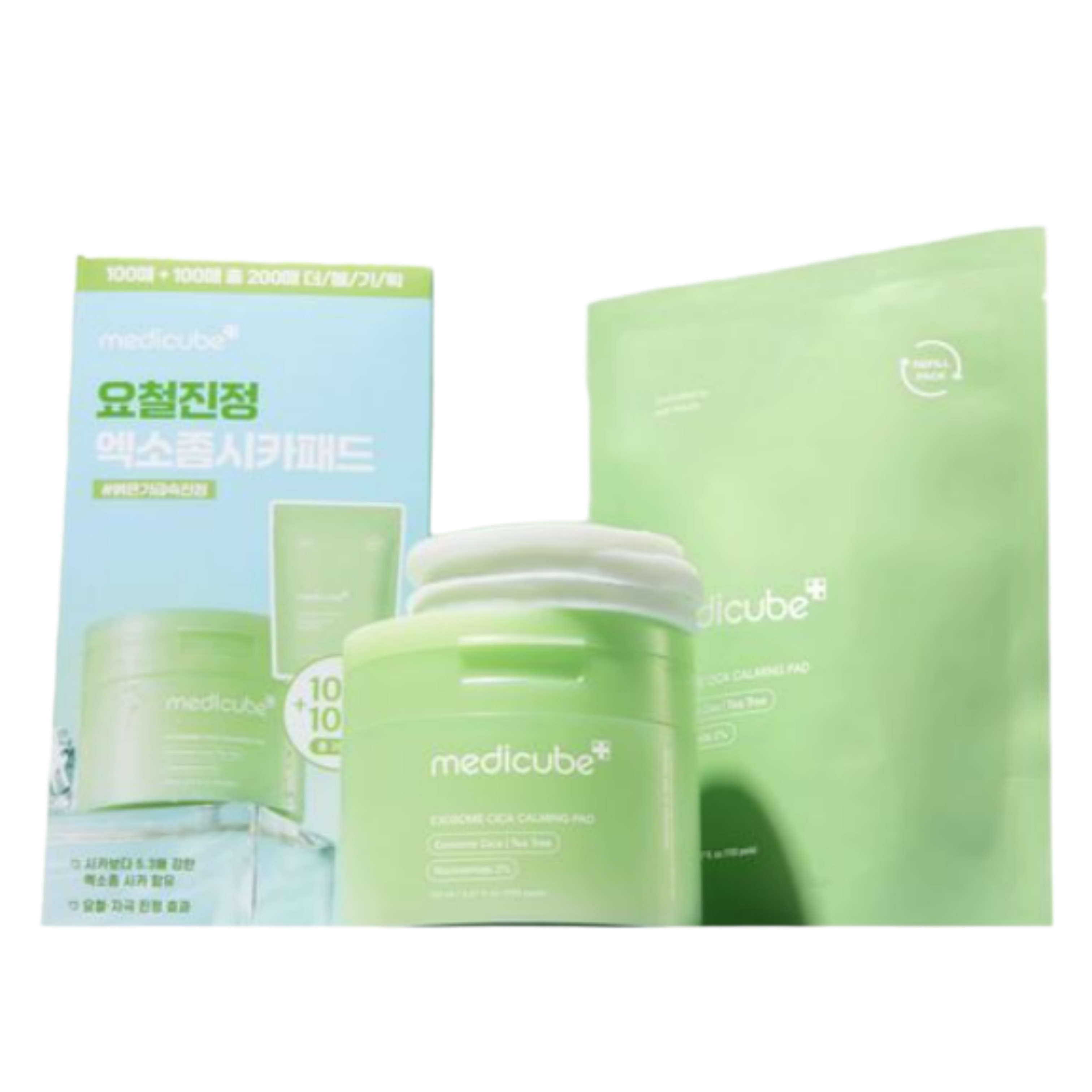 [大容量/凹凸鎮静] エキゾム シカパッド おかわり企画 （100枚+100枚）