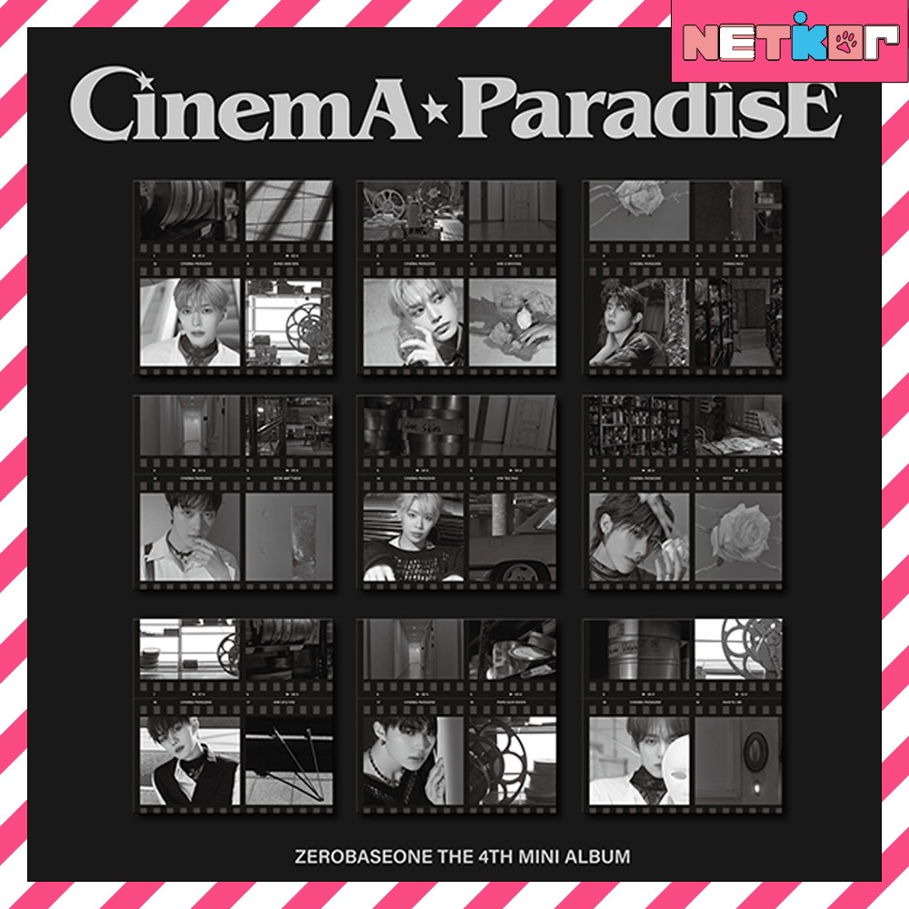 DIGIPACK Ver. 9種セット ZEROBASEONE 4TH MINI ALBUM CINEMA PARADISE 韓国チャート反映 店舗選択 ZB1 ゼロベースワン