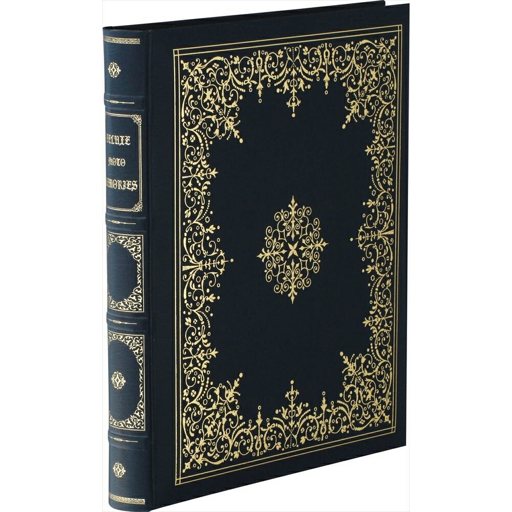 高級アルバム マジェスティ 100年台紙ブック式 Mサイズ 黒 アH-MB-20-D 6,790円