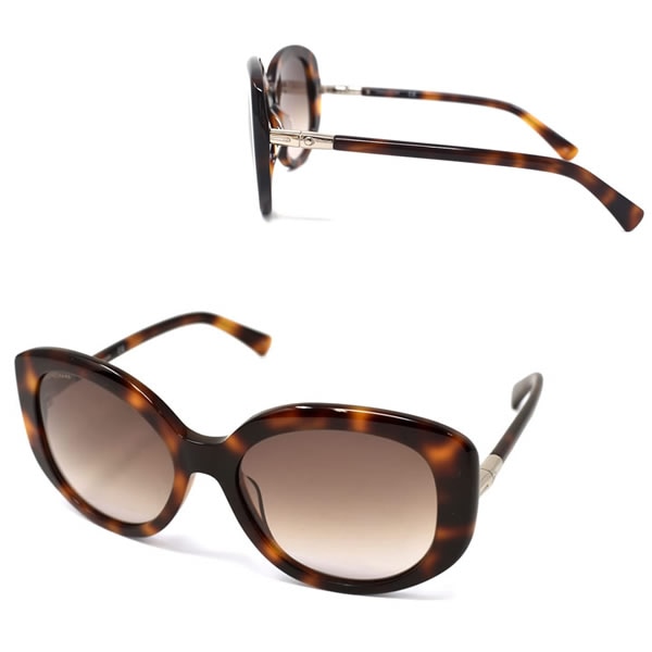 LO601S-214 サングラス アジアンフィット ハバナ ブラウングラデーション UVカット レディース