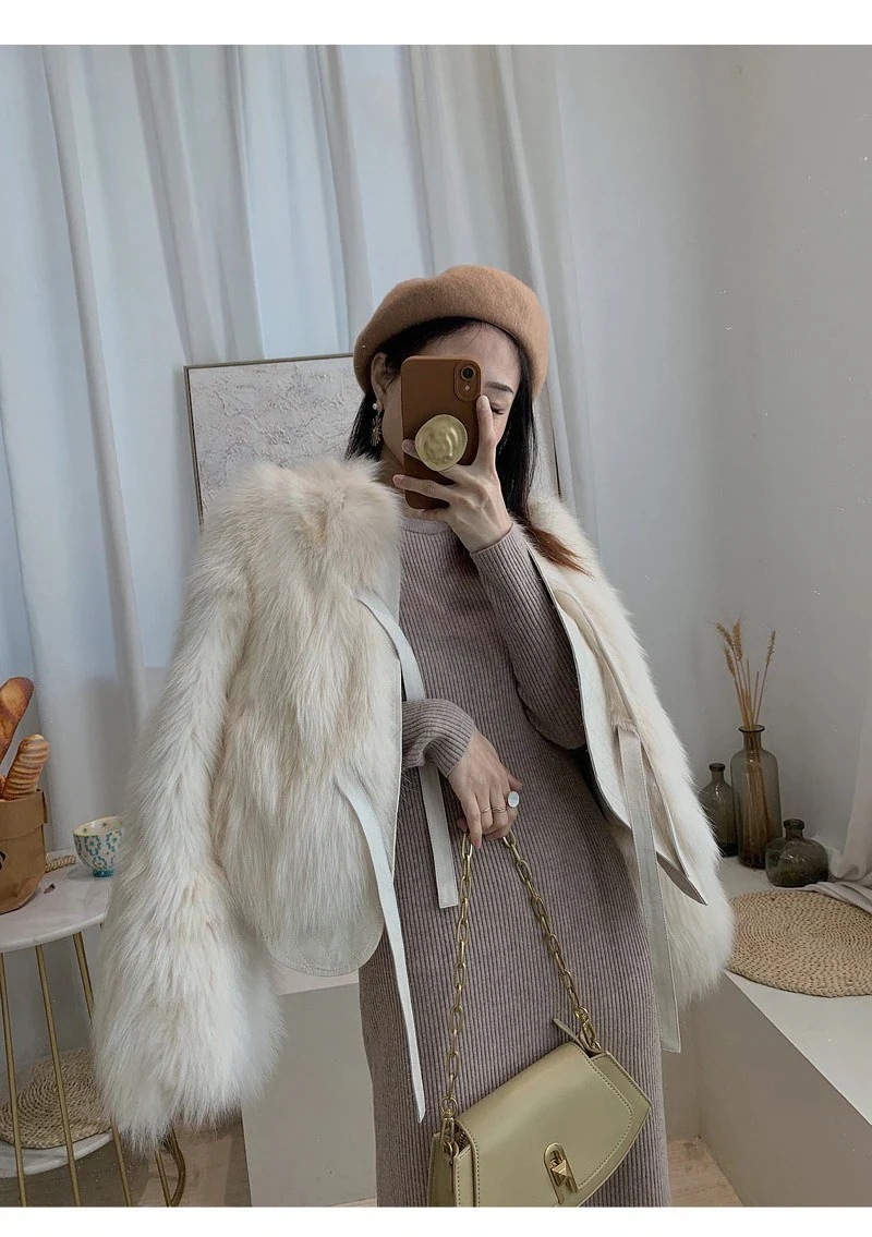 韓国レディース気質ファーコートふわふわ 厚手毛皮 ins セレブ ゆったりコート エレガントアウター 大きいサイズ 秋冬