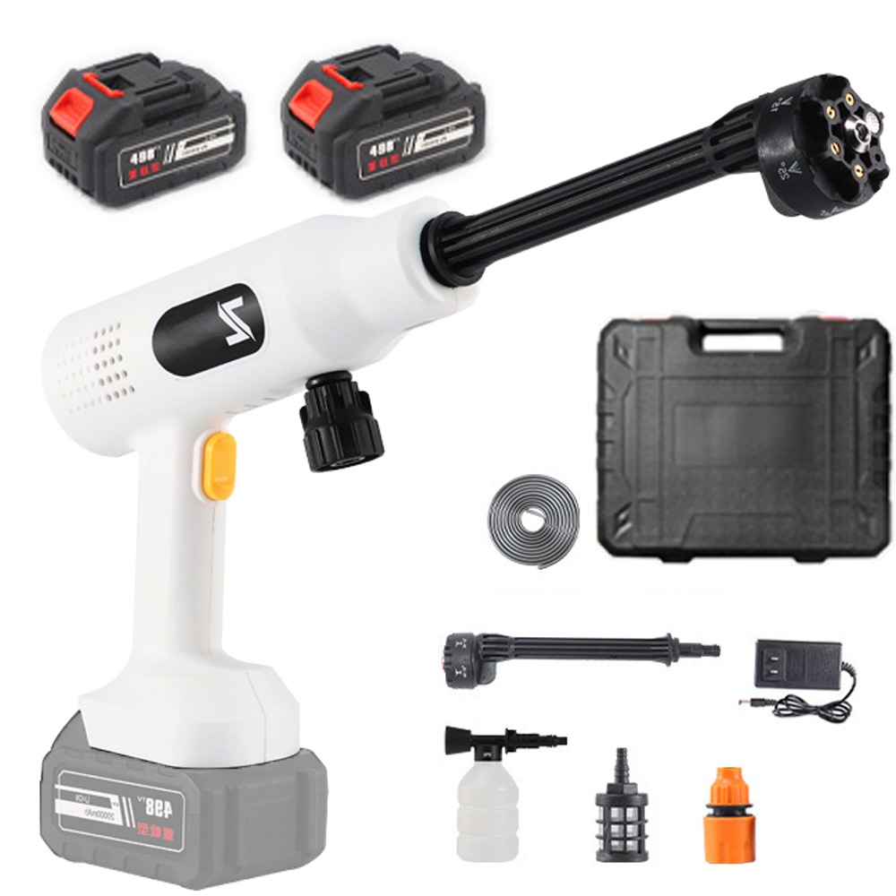 高圧洗浄機 充電式 コードレス ハンディ高圧洗浄機 5MPa 高圧洗浄器 高圧洗浄 家庭用 洗車機 ホースハンディ ポータブル 洗車 コードレス洗浄機 21V 電動工具 6段階マルチスプレー 持ち運