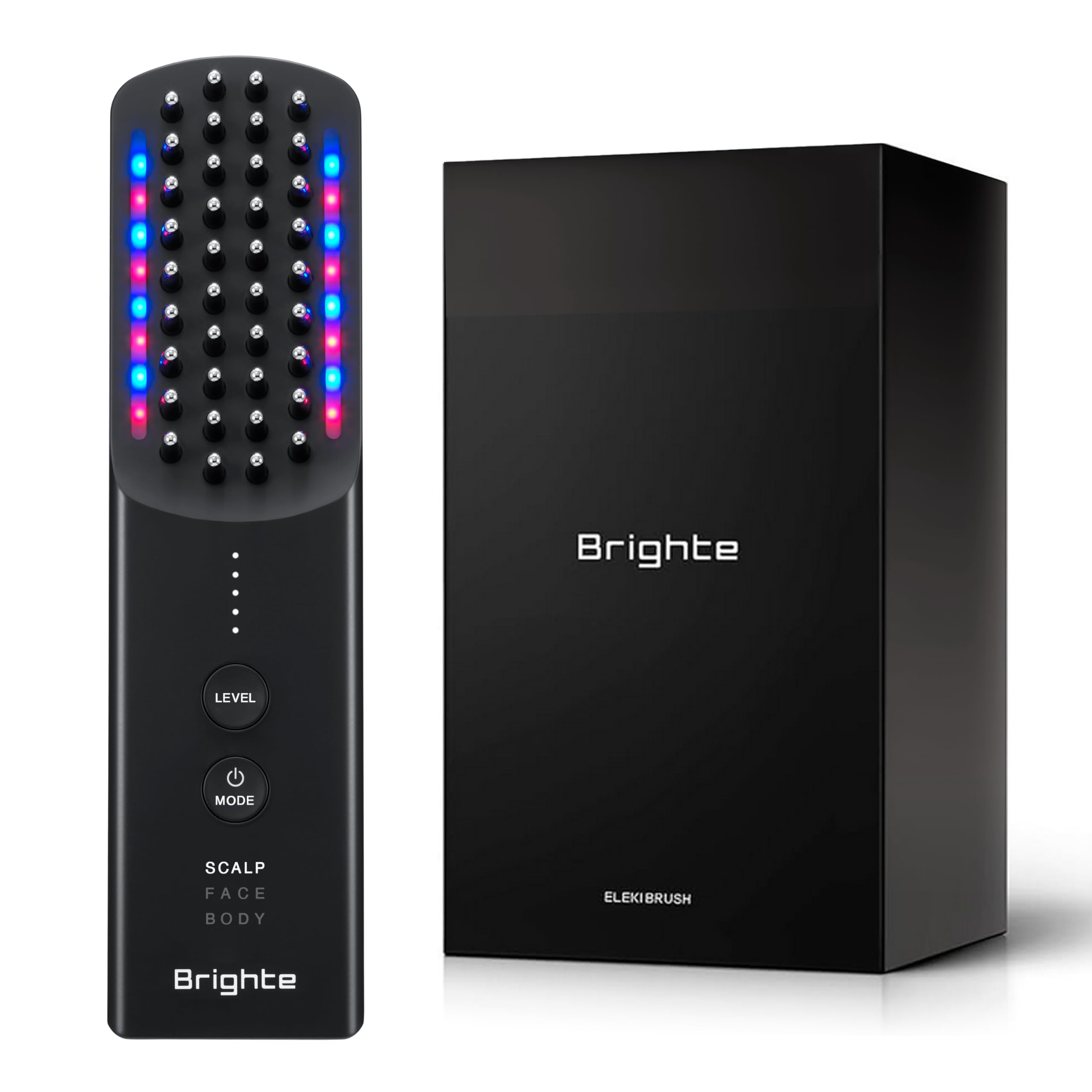 [佐々木希 アンバサダー 美顔器] Brighte ELEKI BRUSH+（新型） 美顔器 ブラシ ブライト イオン導出 EMS フェイスケア サロン級 完全防水