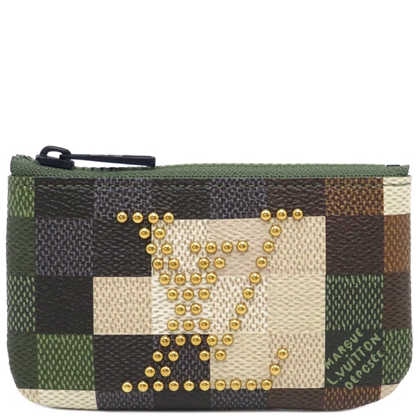 ルイヴィトン LOUIS VUITTON コインケース ポシェット クレ ダミエポップキャンバス ダミエポップ ブラック金具 キーチェーン付き 新品 未使用 M83175 RFID 【保存袋】【中古】