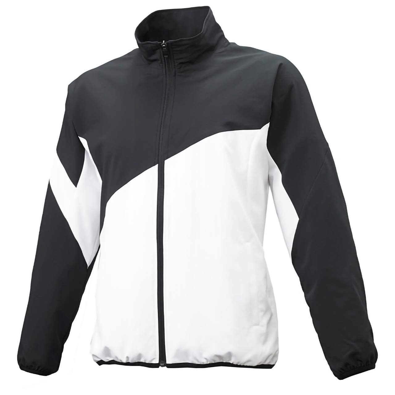 [エスエスケイ] ジャケット クロストレーニング長袖フルZIP メンズ ブラック×ホワイト (9010) 日本 XO (日本サイズ3L相当)