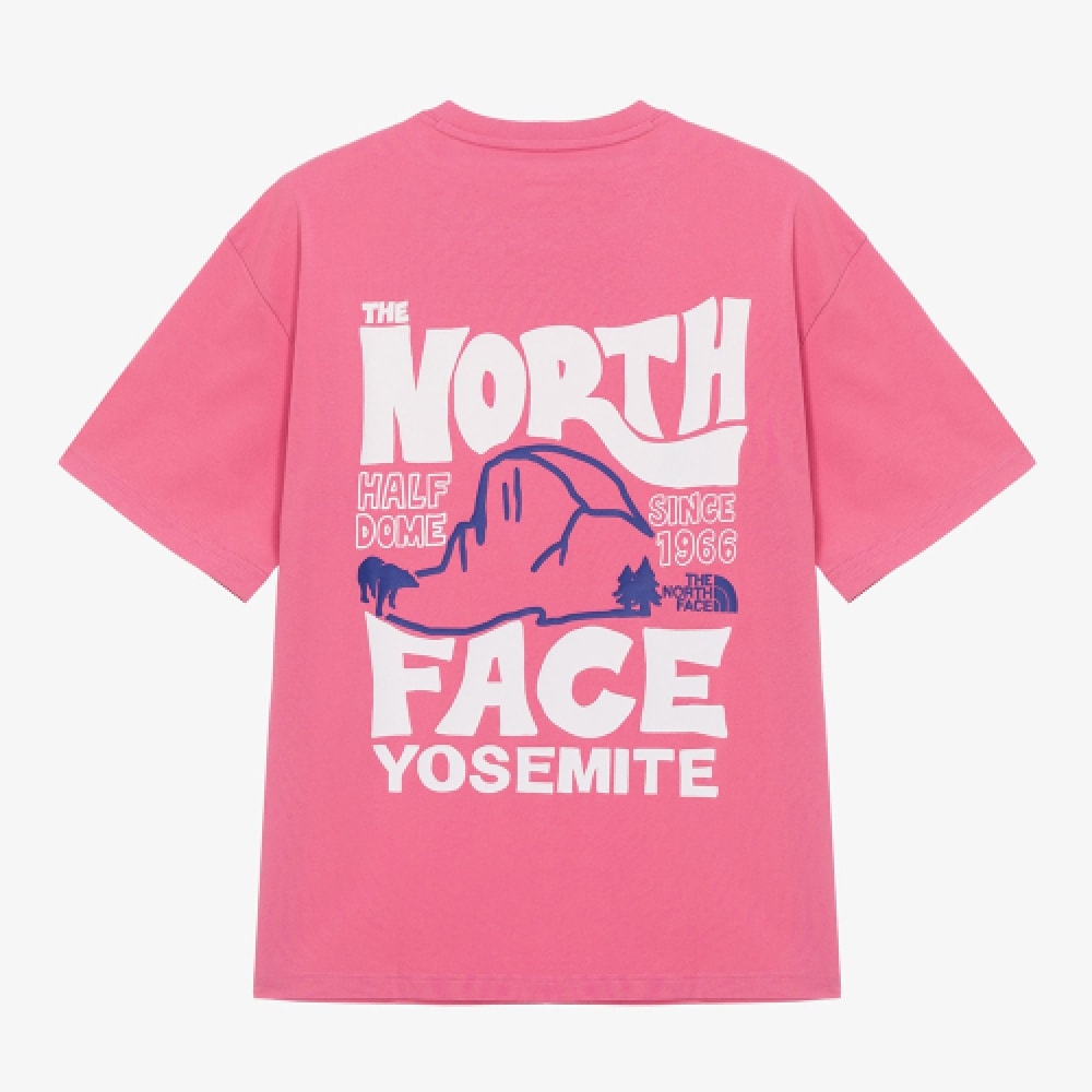 ザ・ノース・フェイス NT7UR07M ホワイトレーベルハーフドームショートスリーブラウンドティー_ローズピンク 10,709円