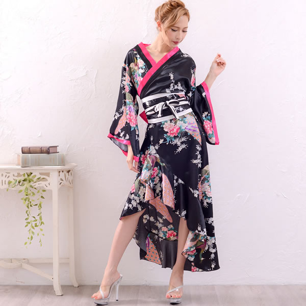 花魁 着物ドレス 着物 ドレス セクシー ロング コスプレ キャバドレス ロングドレス コスチューム 衣装 キャバ ドレス パーティー イベント ハロウィン クリスマス インスタ 撮影 アイドル