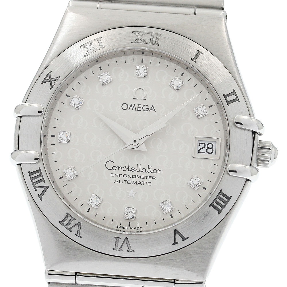 オメガ OMEGA 1504.35 コンステレーション 50周年 デイト 11Pダイヤ 自動巻き メンズ _922717【中古】