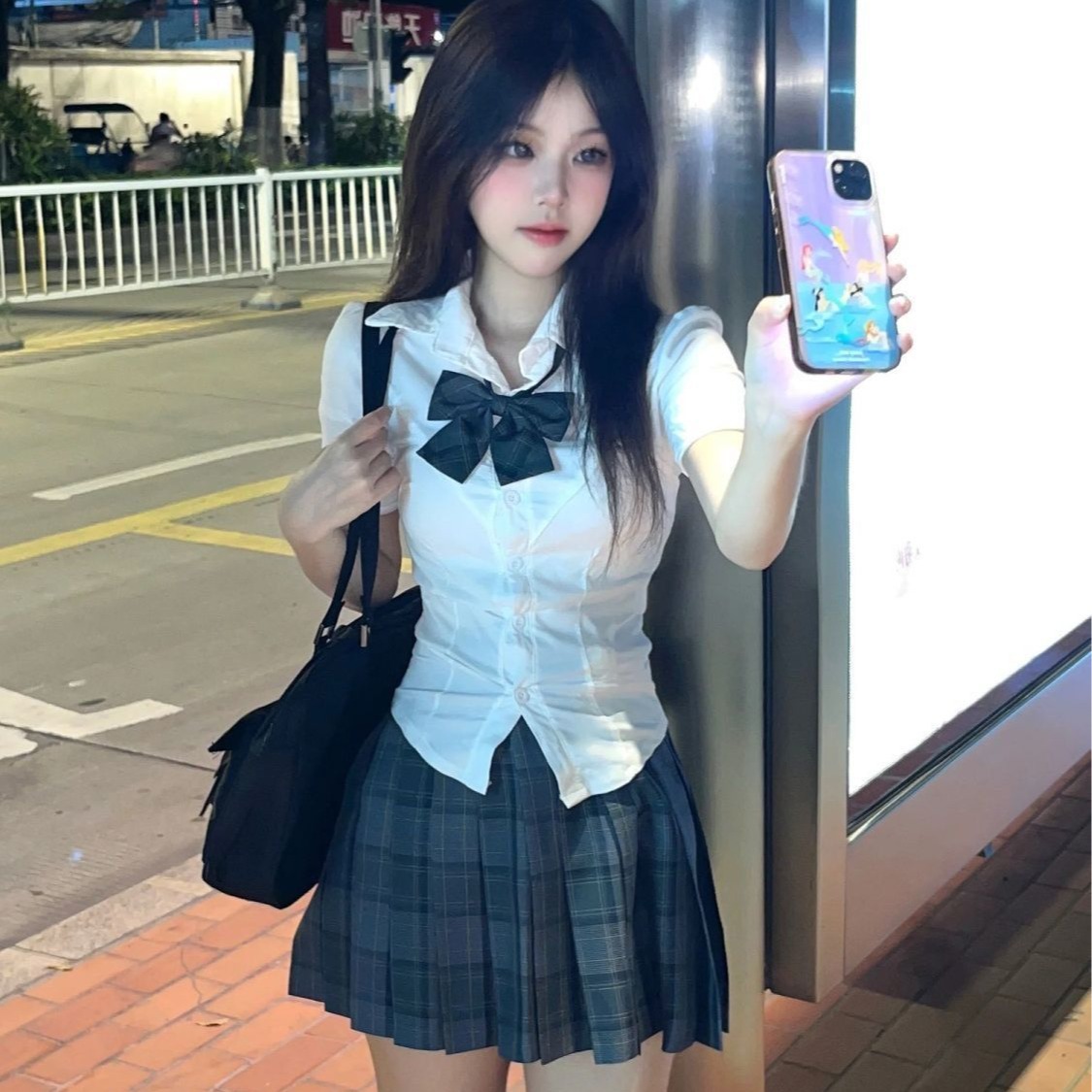 【1つ買うと10つ無料】語jkユニフォームショートスリーフシャツの女性甘い純粋なスリムシャツサマー