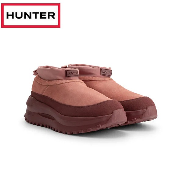 ハンター HUNTER ユニセックス トラベル フロー スエード トレーナー ドリーミーヌード ドリーミーローズ UFF7116LEA-DNR ブーツ シューズ