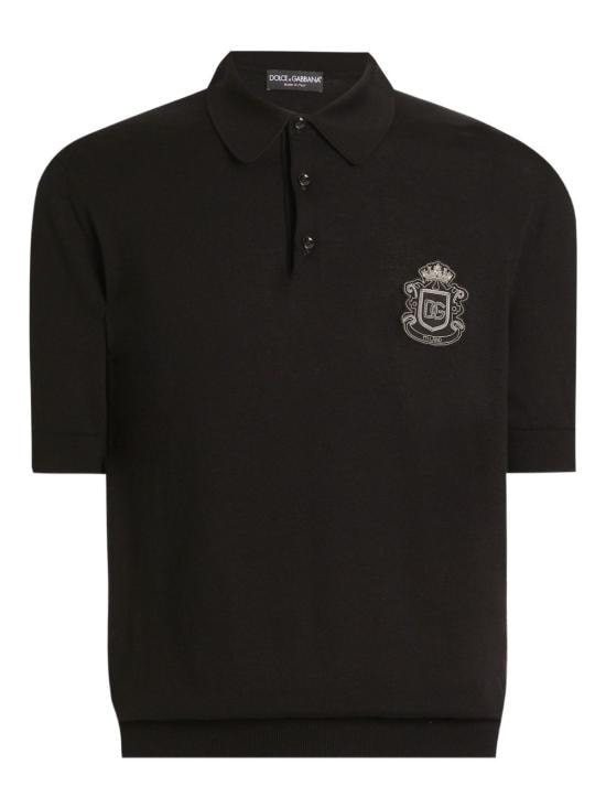 DOLCE & GABBANA Men Polo Shirts GXZ02ZJBCIU N0000 Black
