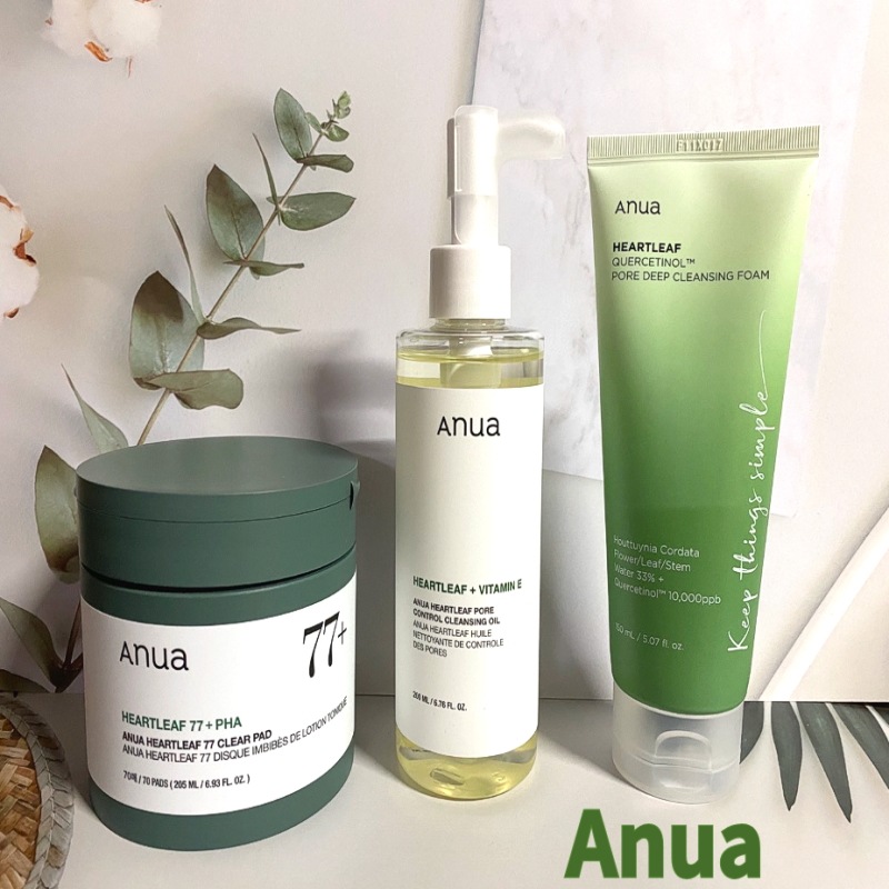 [ドクダミ クレンジング 3点セット] クレンジングオイル + クレンジングフォーム + クリアパッド / アヌアマスクパック2枚贈呈（種類ランダム） 8,518円