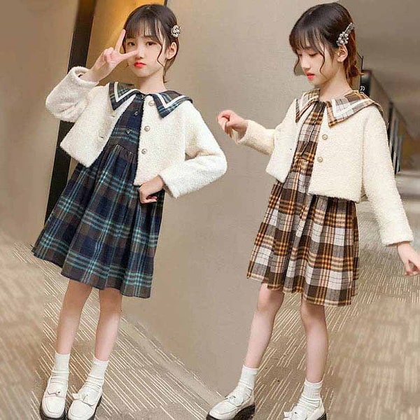Qoo10] 韓国子供服 セットアップ 女の子 冬服
