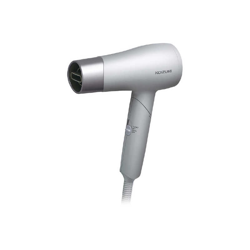 コイズミ　KOIZUMI　マイナスイオンヘアドライヤー グレー　KDD-0030/H