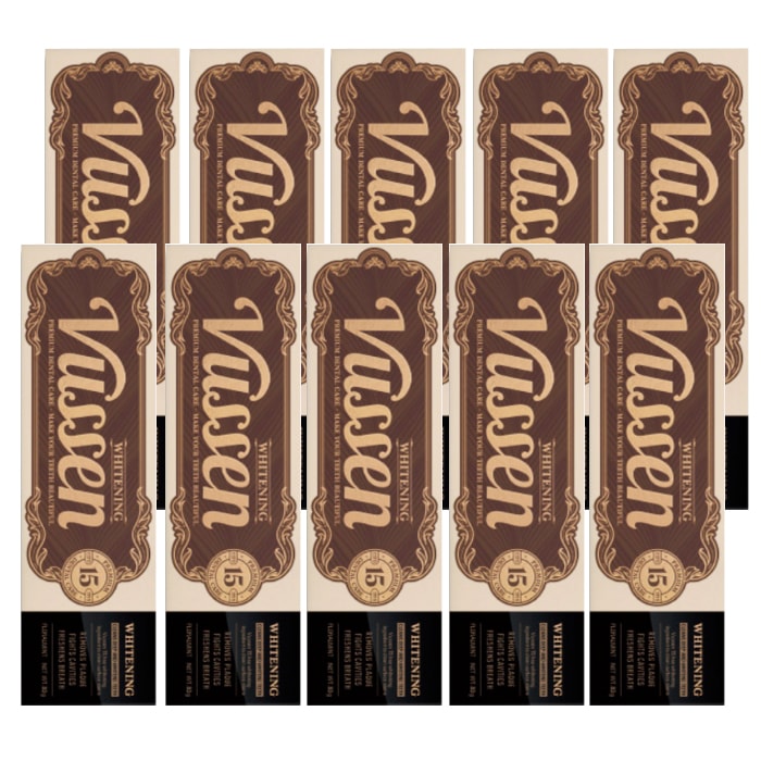 [OSTEM] オステム 15 美白歯磨き粉 フローラルミントの香り 80gｘ10個