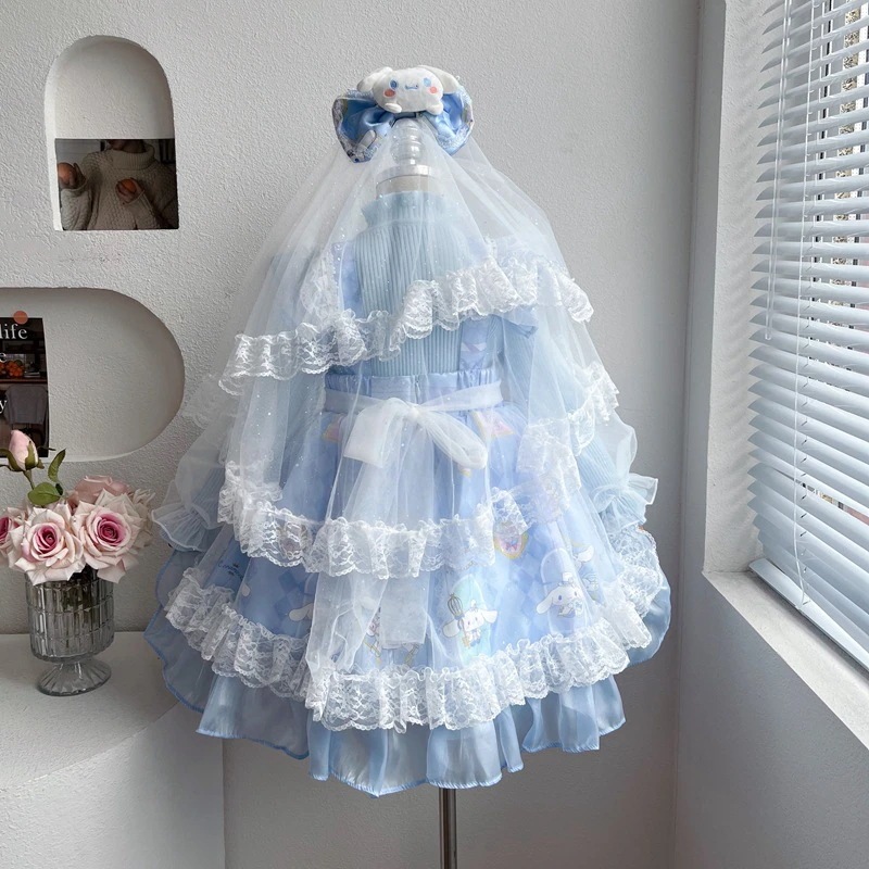 秋と冬の新しいスタイルの女の子メッシュスカート漫画子供の誕生日ドレススカートセータースカート 子供服子供スカート 24男女兼用その他の子供服その他