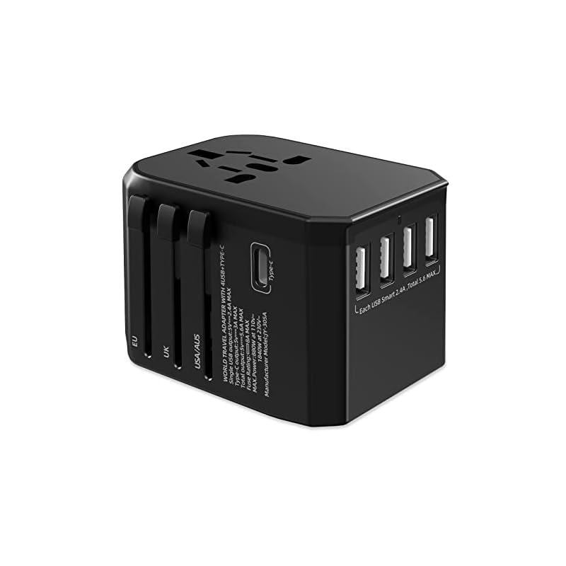 変換プラグ 海外 コンセント 変換 電源プラグusb4ポート 旅行充電器 bf c a oタイプ 変換器 トラベルアダプター 急速充電 acアダプター 韓国 イタリア オーストラリア 全世界200カ国