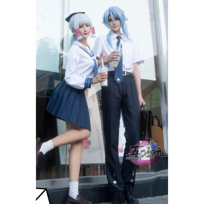 五次元　原神　コスプレ　神里綾人　喜茶コラボ　衣装