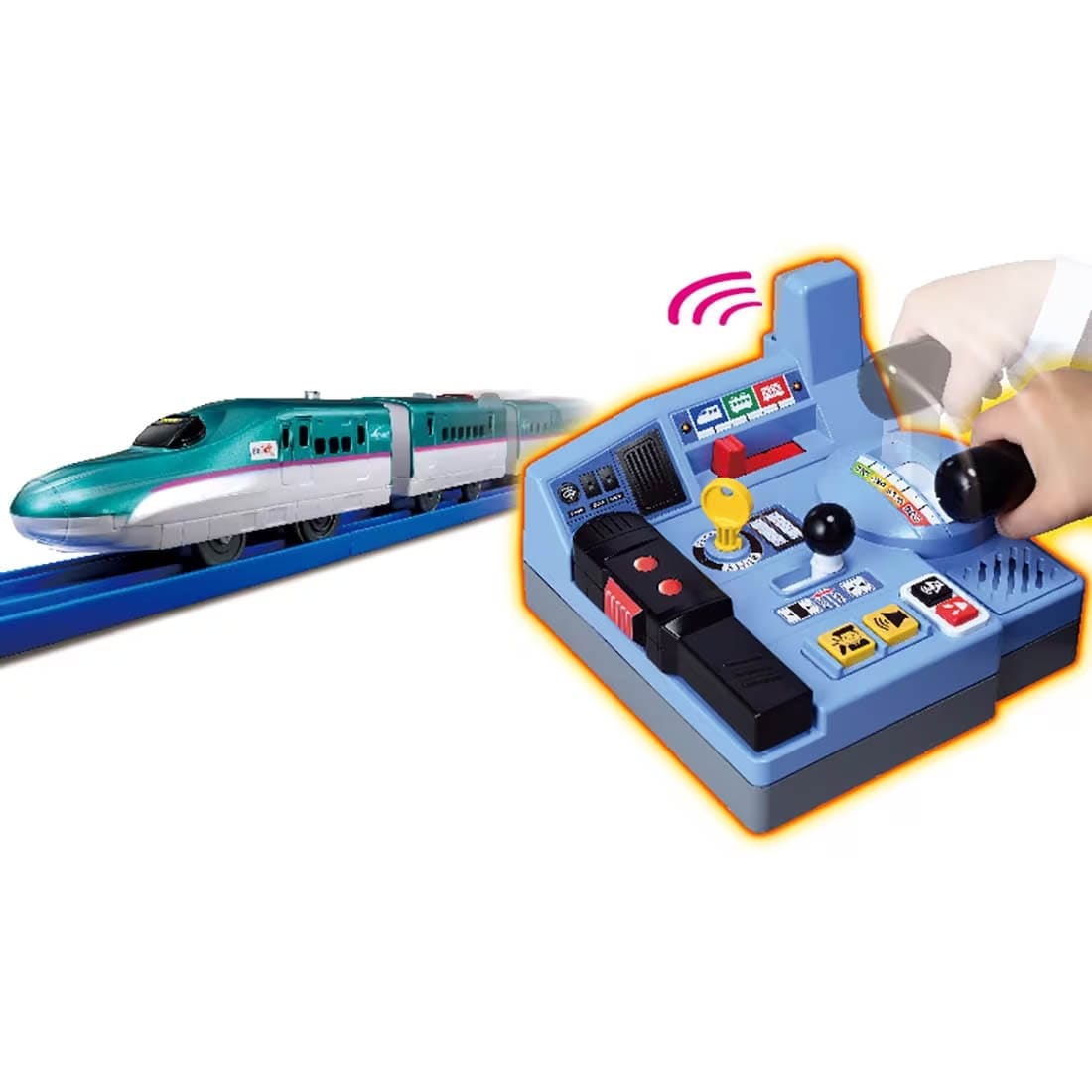 タカラトミー プラレール 乗車確認！　出発進行！　まるごと鉄道体験！　E5系はやぶさコントロールセット PL E5ハヤブサコントロールセット