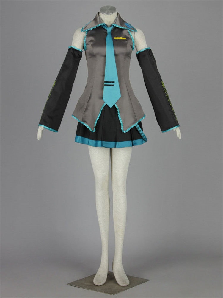 子供用大人用 VOCALOID ボーカロイドシリーズ 風 初音ミク1代 コスプレ衣装ウィッグcos靴 変装 仮装 コスチューム 撮影 祭り
