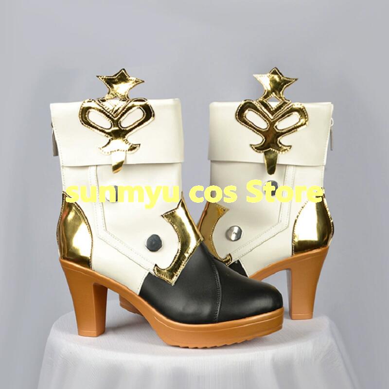 原神 Genshin Clorinde　クロリンデ コスプレ靴 ブーツ