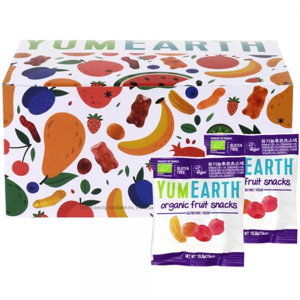 ヤミエルス オーガニックフルーツスナック ゼリー 19.8g x 25p 야미얼스 유기농 후르츠 스낵 젤리 19.8g x 25p