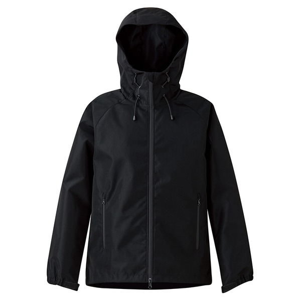撥水加工 シェル パーカー M ブラック 表面フッ素系撥水加工 裏面アクリルコーティング 軽量 コンパクト 折りたたみ 5,282円
