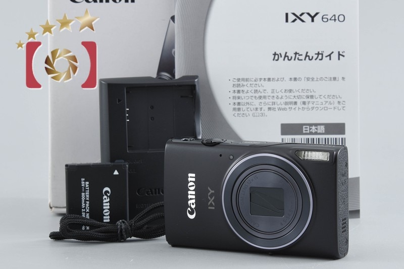 IXY 640 ブラック コンパクトデジタルカメラ 元箱付き