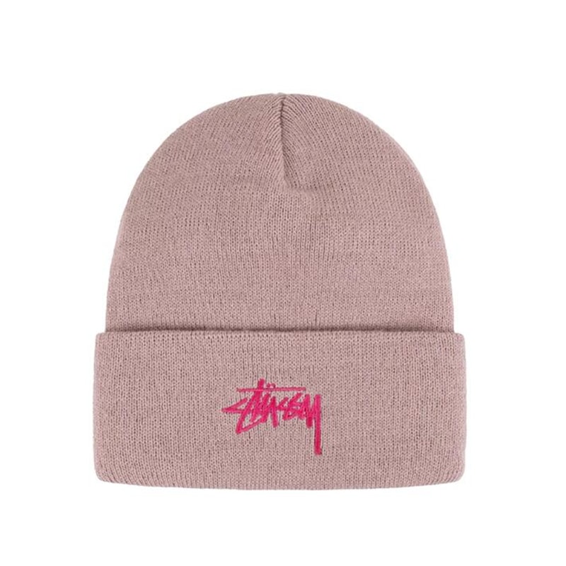 ピンク系 STUSSY(ステューシー) ニットキャップ・ビーニー
