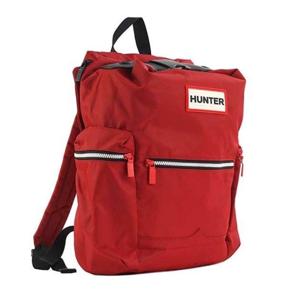 HUNTER ハンター リュック バックパック オリジナル トップクリップ ナイロン 耐水 撥水 UBB6017ACD レッド A4サイズ収納 通勤 通学 旅行