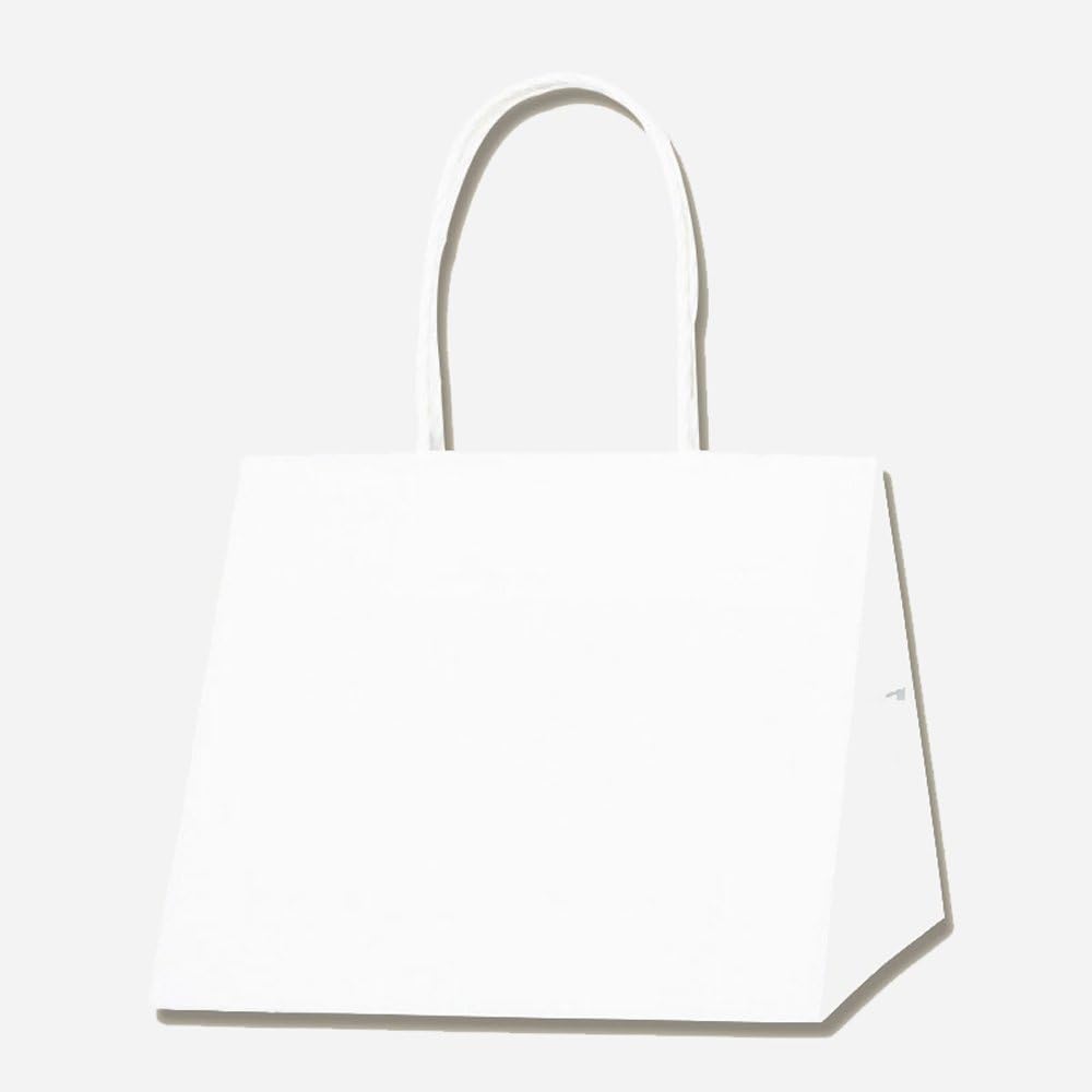 （まとめ買い）シモジマ HEIKO 手提げ紙袋 Pスムースバッグ 22-22 白無地 25枚 幅220xマチ220x高200mm 003154209 [x3セット]